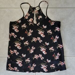 Paper Crane Black Floral Camisole